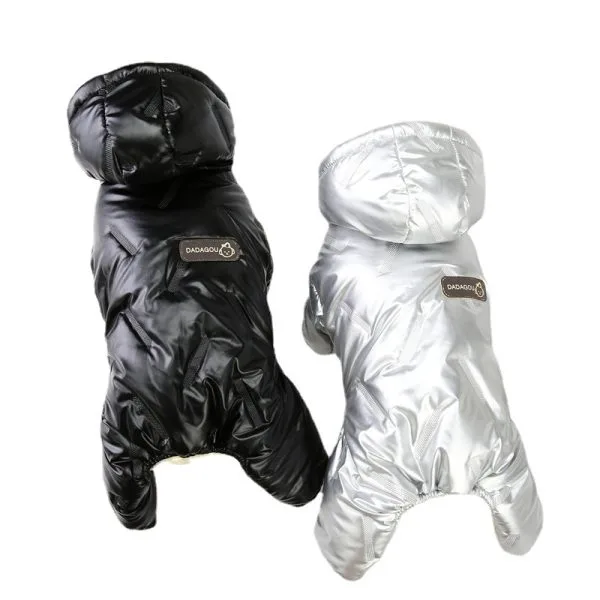dog clothes for small dog New design Teddy Winter Pet Waterproof Dog Coat Hoodies - Image 2