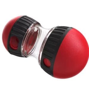 Eco-Friendly Plastic Sturdy Transparent Visible Food Pet Feeder Toy Leaky Food Ball Pet Dog Toy