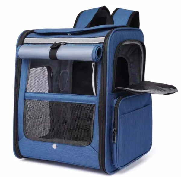 Outdoor Breathable Expandable Puppy Cat Carrier Pet Carrying Bag Pet Backpack