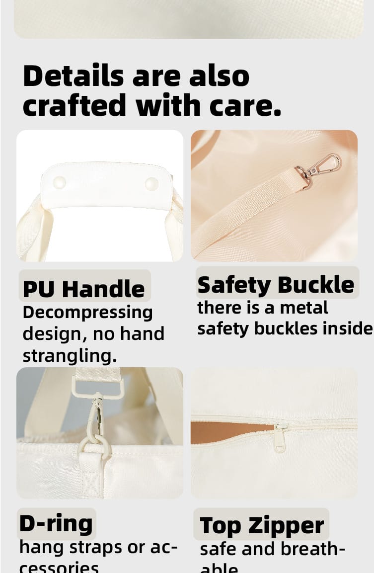 Portable Pet Carrier Multi-function Portable Pet Carrier Bag Outdoor Travel Breathable Dog Cat Shoulder Handbag Durable Canvas Pet Tote Bag - Image 6