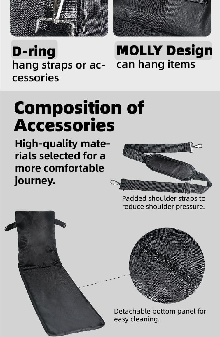 Transportbox für Haustiere zusammenklappbarer Reiseträger für Haustiere Pet Portable Folding Travel Carrier - Image 6